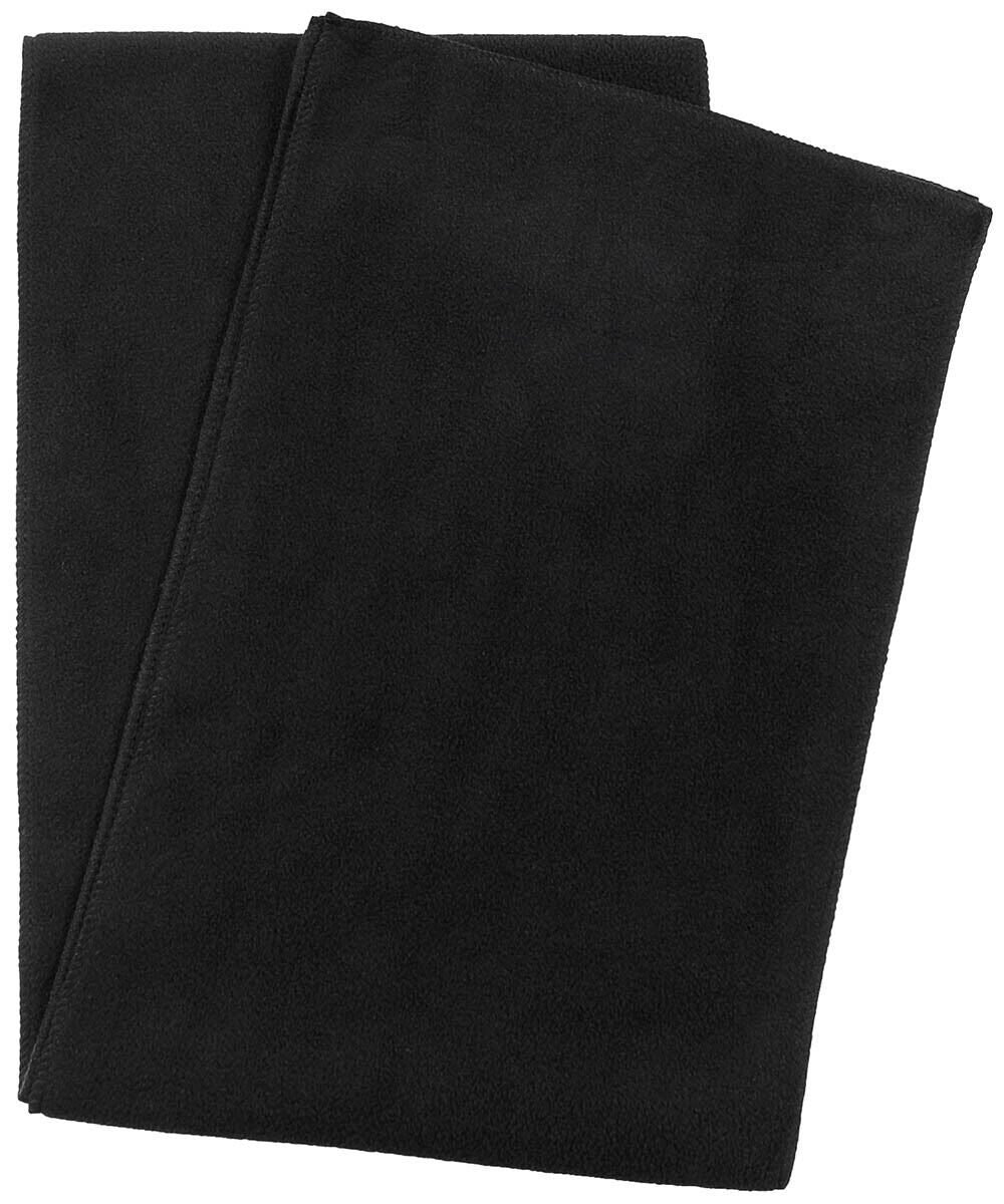 Fleece Scarf Military Army Winter Black 160 x 25 cm