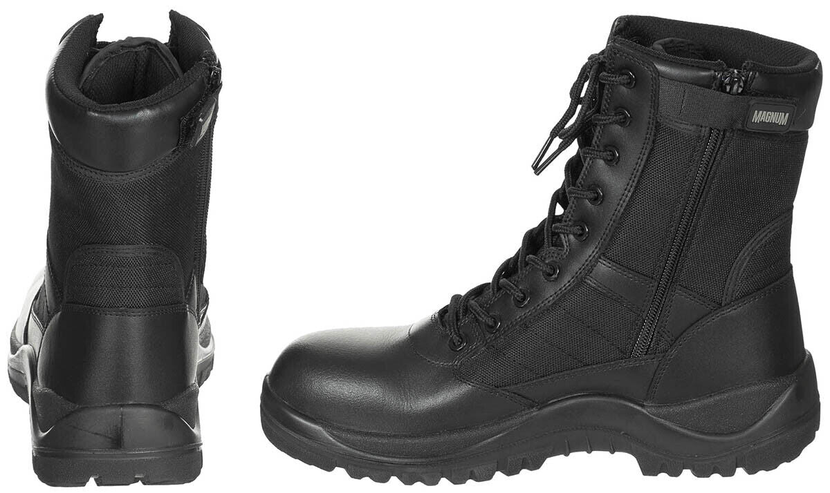 MAGNUM Centurion 8.0 SZ Combat Boots Black Lightweight Slip Resistant Outsole