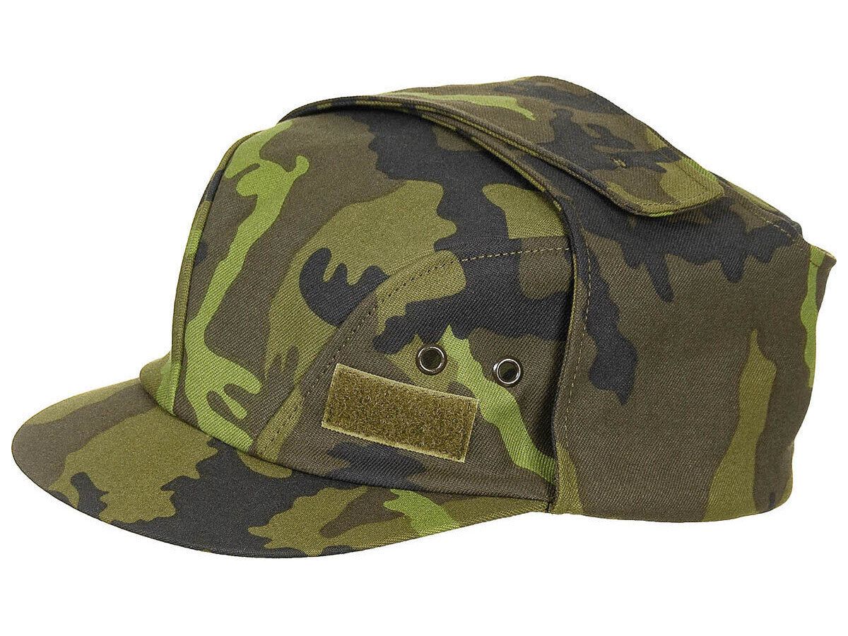 Original CZ Army Military Field Summer Cap M 95 Camo Ear Flaps New