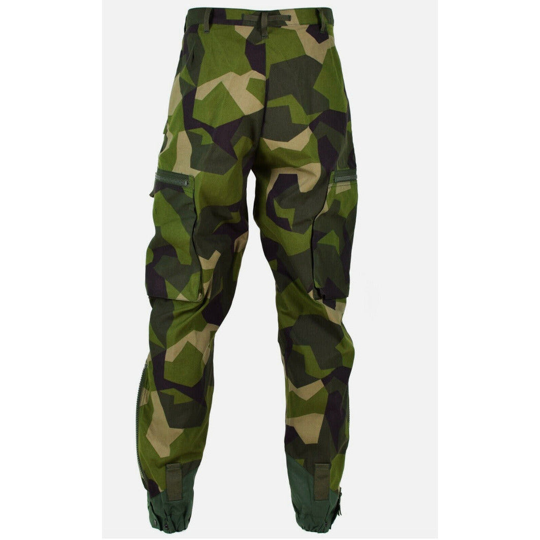 Original Swedish Army M90 Pants Splinter Genuine Trousers Camo Field BDU New