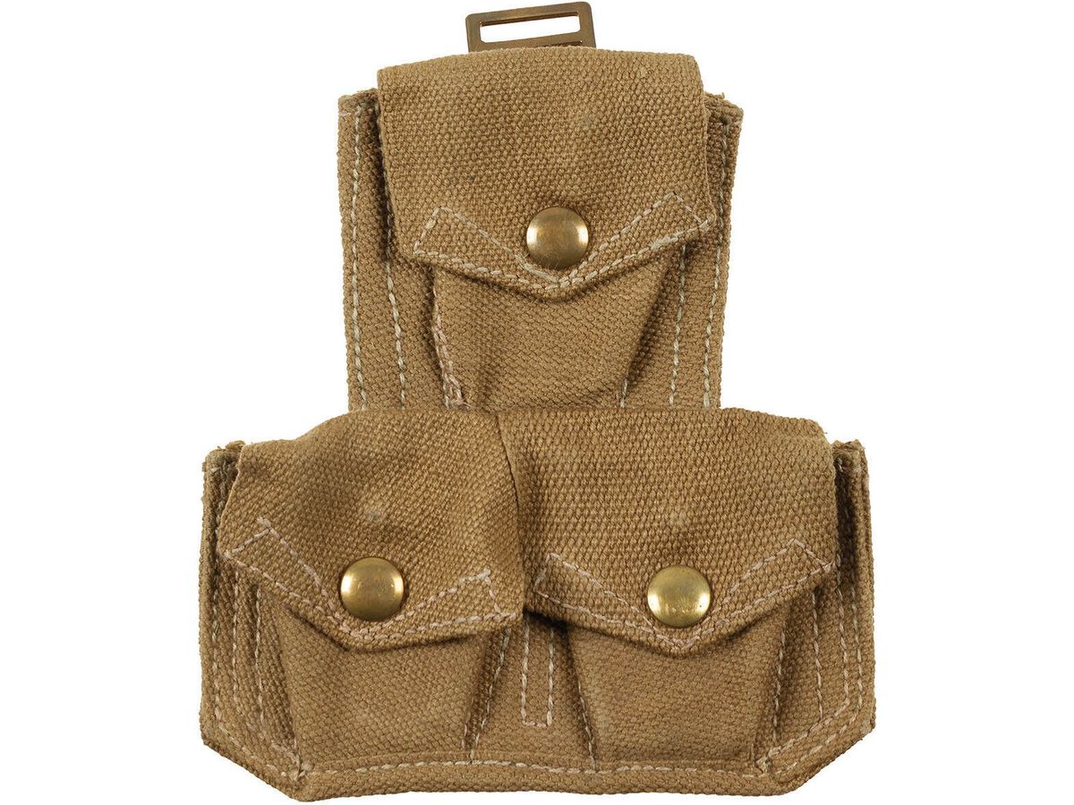 Original British Army Military GB Ammo Pouch Khaki Used
