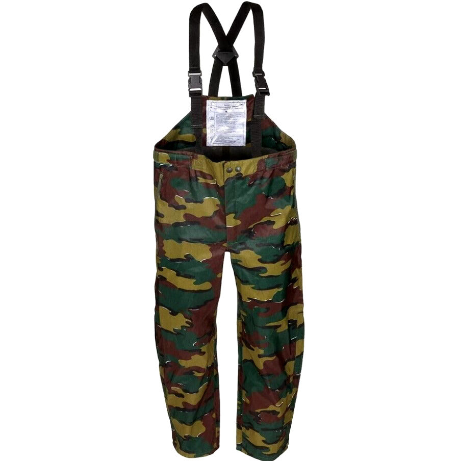 Original Belgian Army Rain Pants Camo 3 Layer Laminate – Used
