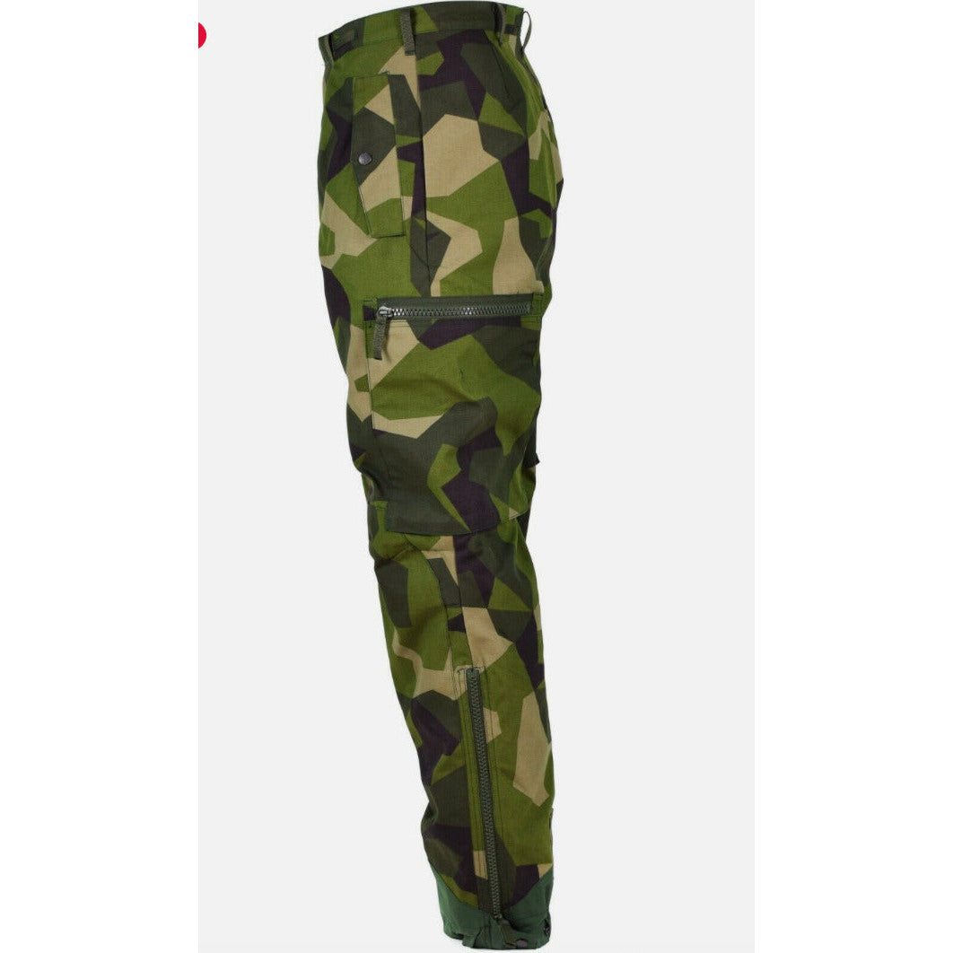 Original Swedish Army M90 Pants Splinter Genuine Trousers Camo Field BDU New