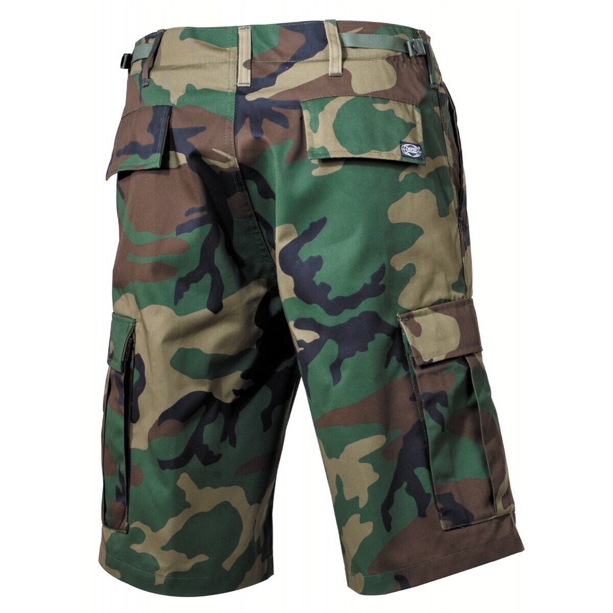 Shorts Bermuda Shorts Camo Military Army BDU Woodland Leg Pockets