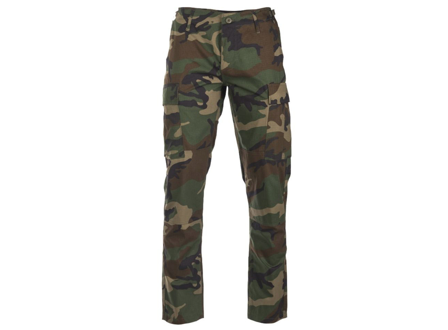 Mil-Tec US Ripstop BDU Field Pants Slim Fit Woodland