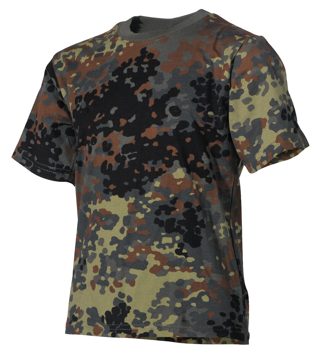 Classic Army Kids T-Shirt US Style Basic BW Camo Short Sleeved 100% Cotton