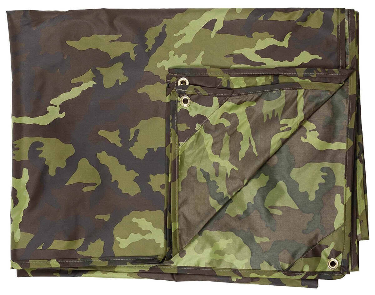 MFH Tarpaulin Tarp M95 Czech Camo Ca. 300 X400 Cm M95