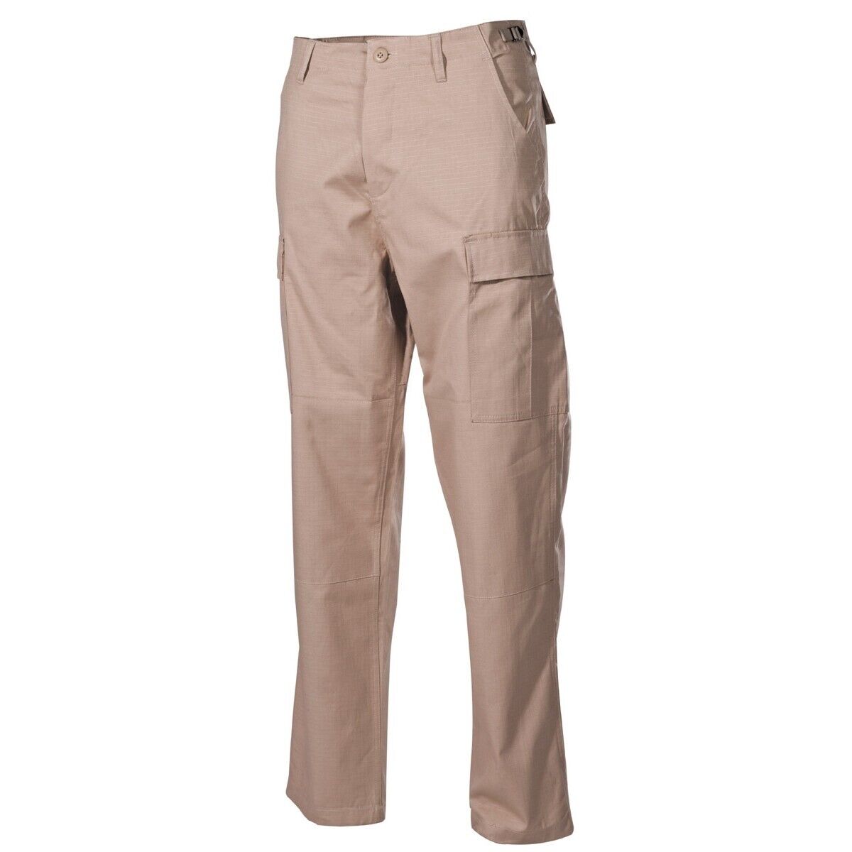 US Army Mens Tactical BDU Pants Military Combat Rip Stop Trousers Khaki MFH