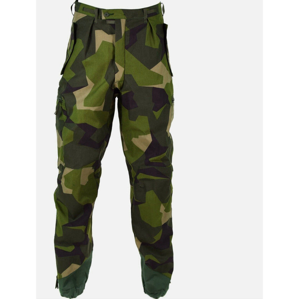 Original Swedish Army M90 Pants Splinter Genuine Trousers Camo Field BDU New