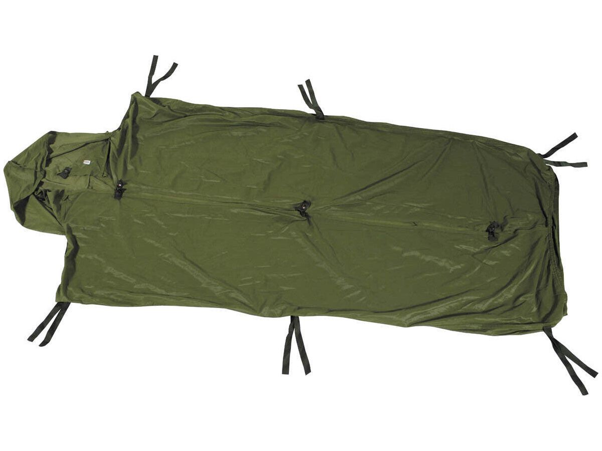 Original British Army Military GB Sleeping Bag Lining OD Green Used
