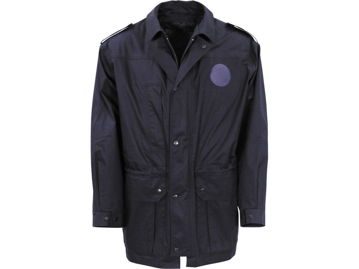 Original NL Army Military Parka Windproof Waterproof Blue Quilted Liner New