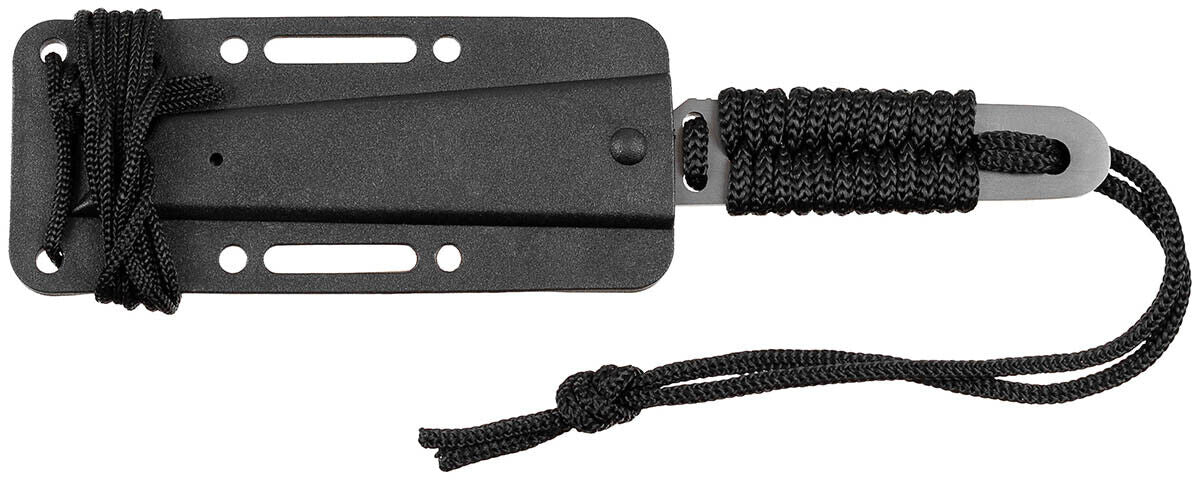Military Outdoor Hunting Camping Knife Action I Black Wrapped Handle Sheath