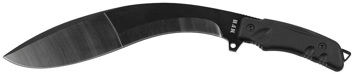 MFH Machete Kukri with Nylon Sheath Black
