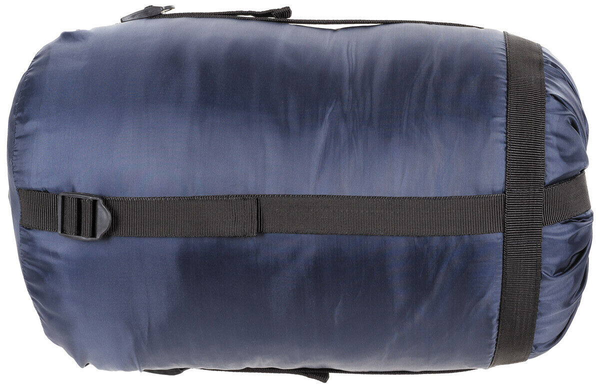 Blue Mummy Sleeping Bag Versatile Temperature Range 2-Layer Filling Hood