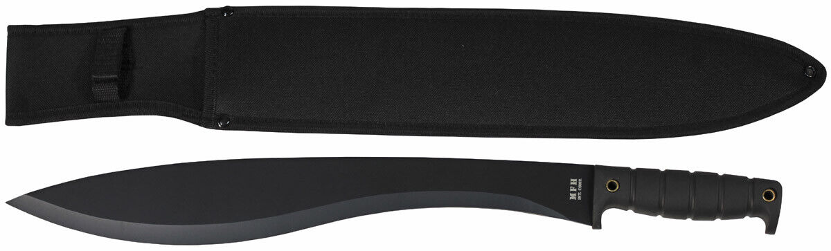 Machete Taifun Black Ergonomic Handle Nylon Sheath 55 cm Length 730 g Survival