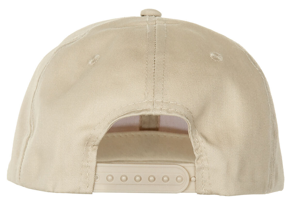 US Army Military Field Outdoor Cap With Loop Panels Khaki, Size-adjustable