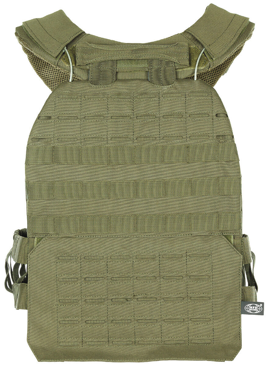 Tactical Vest Laser MOLLE Airsoft Paintball Military Quick Release System Green
