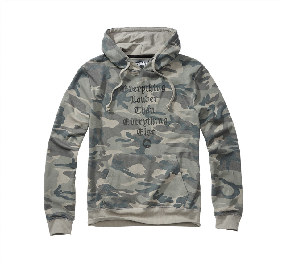 Brandit Motherhead Sweat Hoody Sweater Pullover Grey Camo
