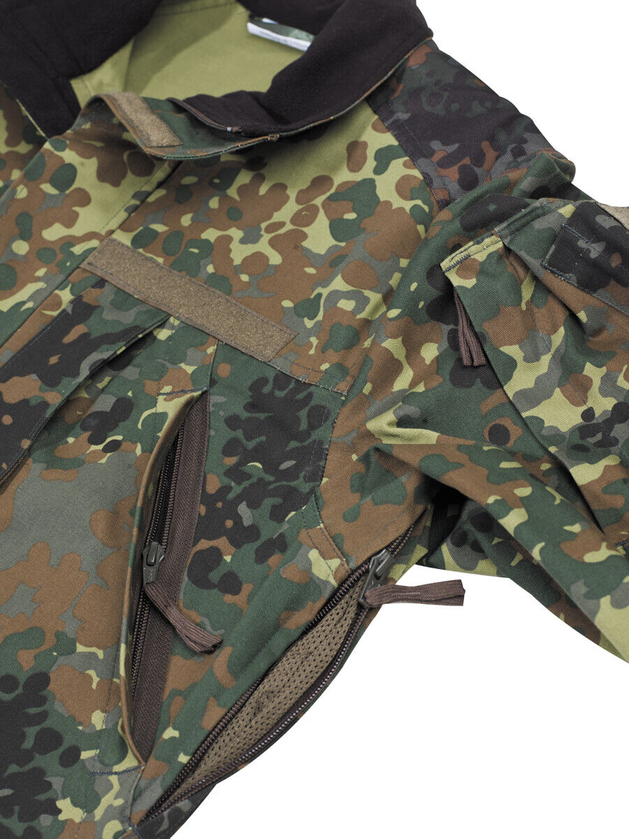 BW Military Jacket Tactical Patrol Combat Army Short Fleckarn Camo Men's