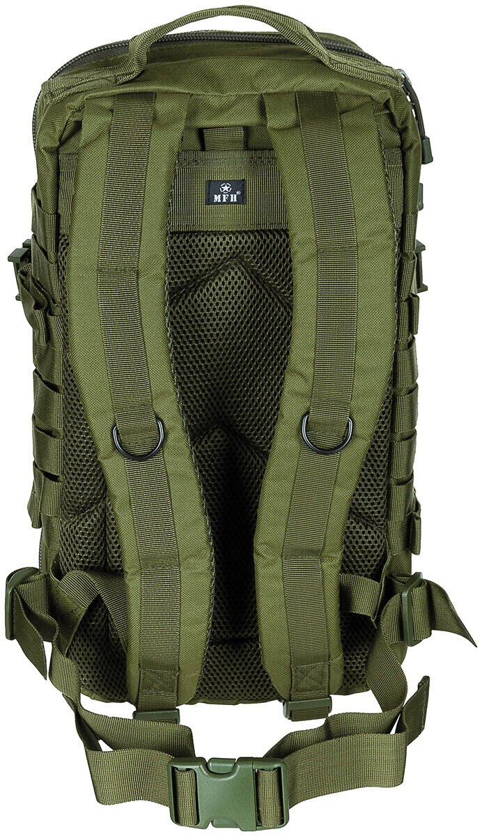 MFH US Assault I Basic Backpack 30 L OD Green