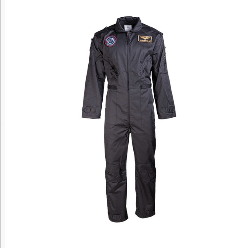 Mil-Tec US Flight Coverall Kids with Patches Black