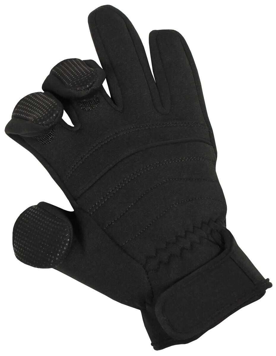 MFH Gloves Combat Neoprene Black