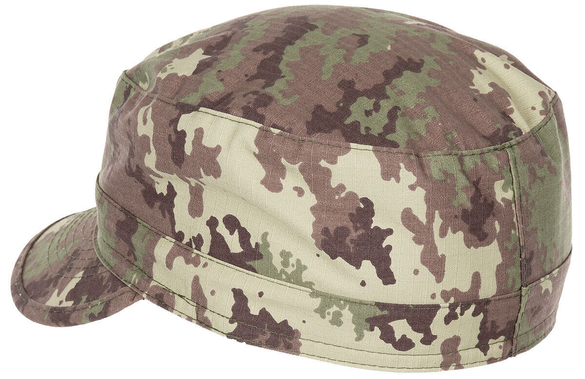 US BDU Cap American Army Style Camo Hat Ripstop Military New All Sizes vegetato