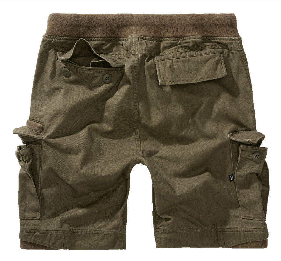 Brandit Vintage Packham Mens Cargo Shorts Bermuda Shorts US Military Army Brown