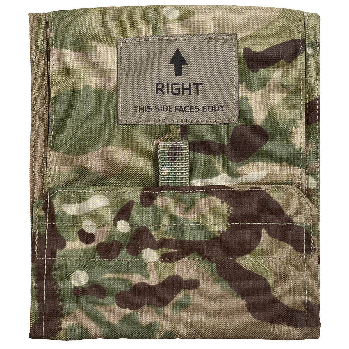 GB Original Military Army Side Plate Pocket Virtus Right MTP Camo Used