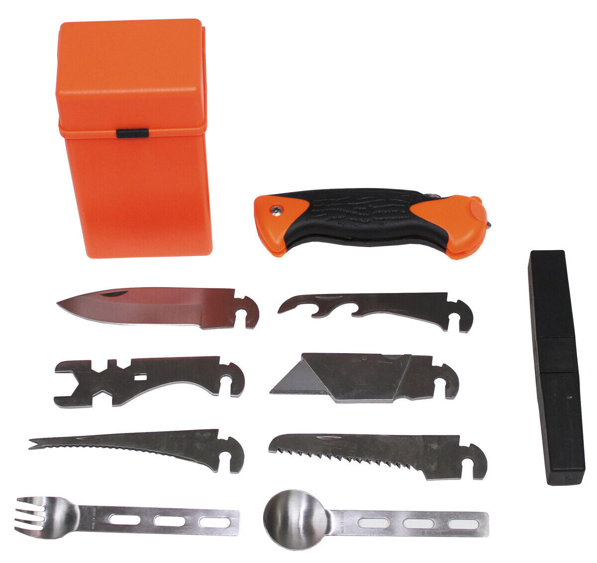 Survival Kit Integrated File And Scissors Knife Saw Cutter Blade 27-part