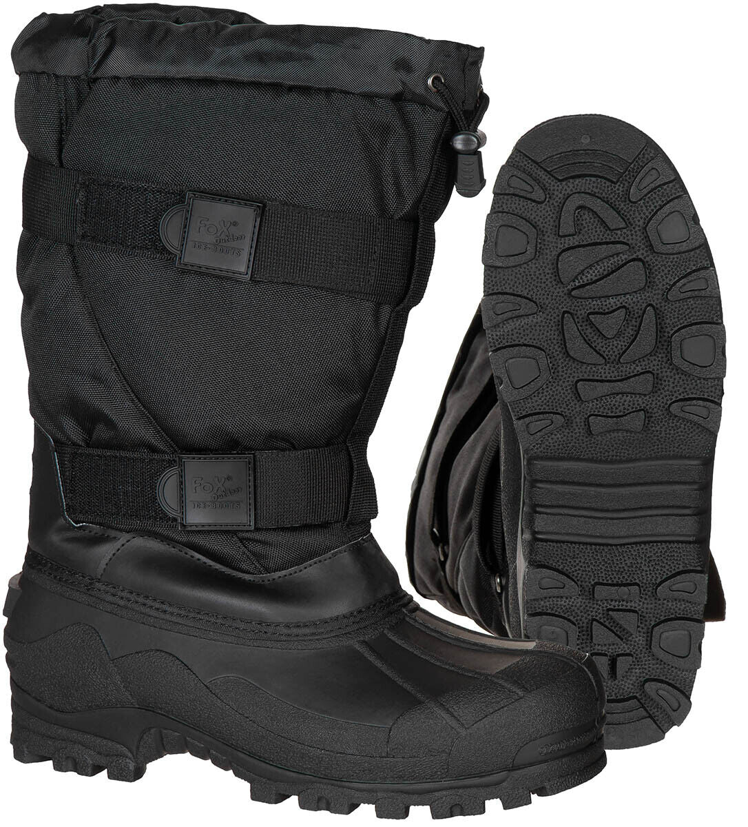 Thermo Boots Fox 40 C-Black Rubber Sole-Up to-40?C-Removable Inner Shoe Fox