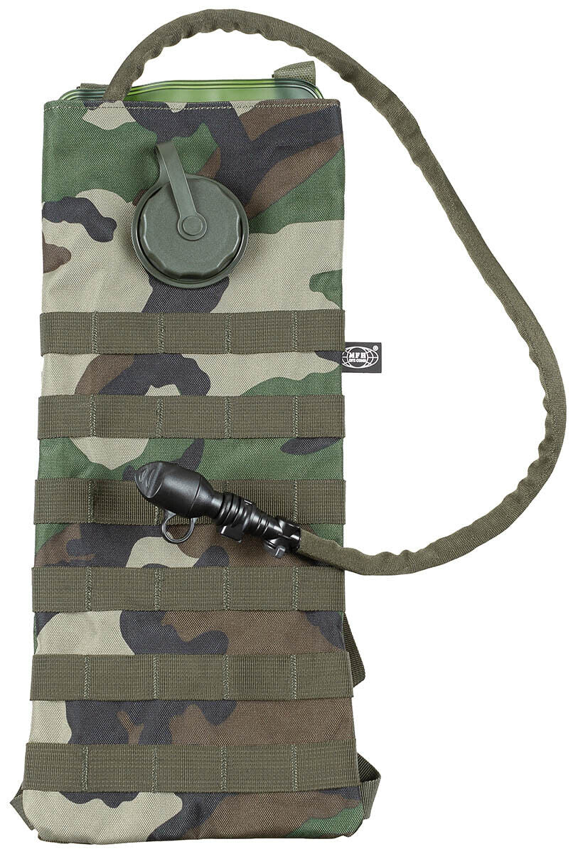 Hydration Backpack Hiking Outdoor MOLLE 2,5L With TPU Bladder Woodland