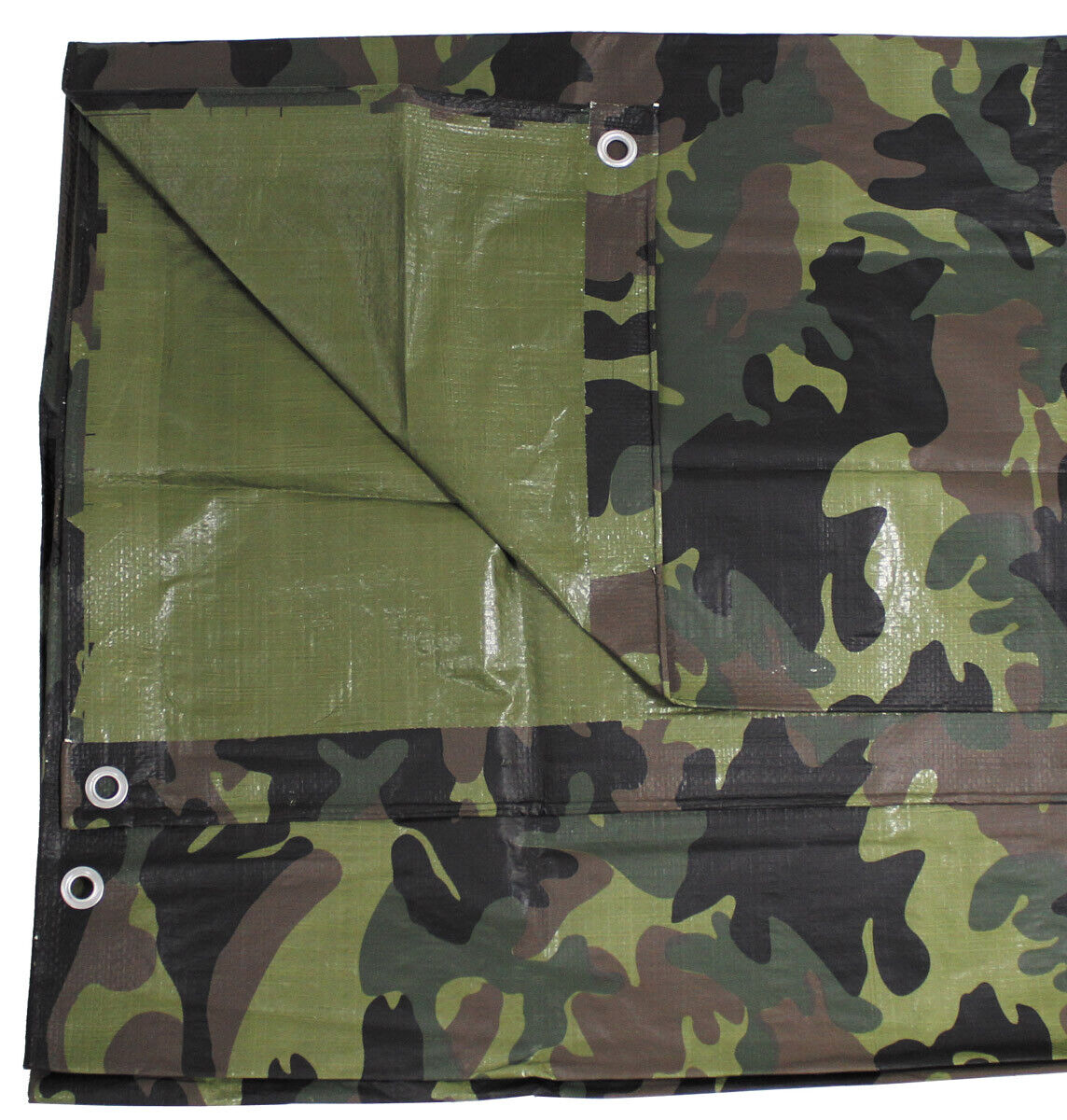 MFH Tarpaulin PE Metal Eyelets Ca. 300 X400 Cm Woodland