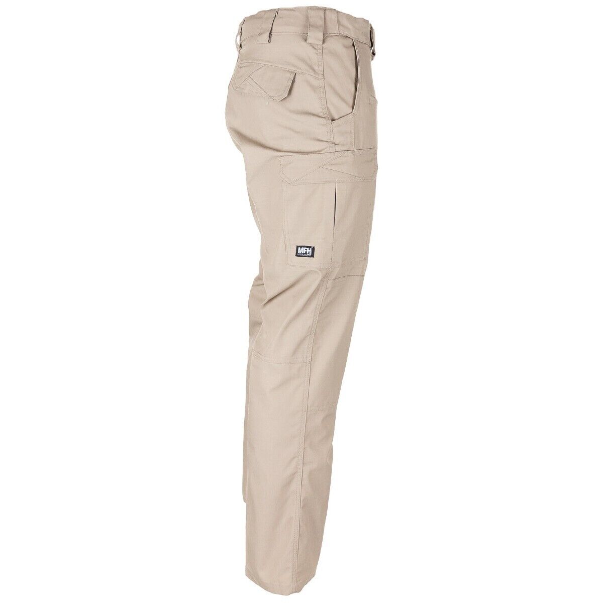 Trousers Military Tactical Hunting Fishing Storm Rip Stop Khaki MFH Men's
