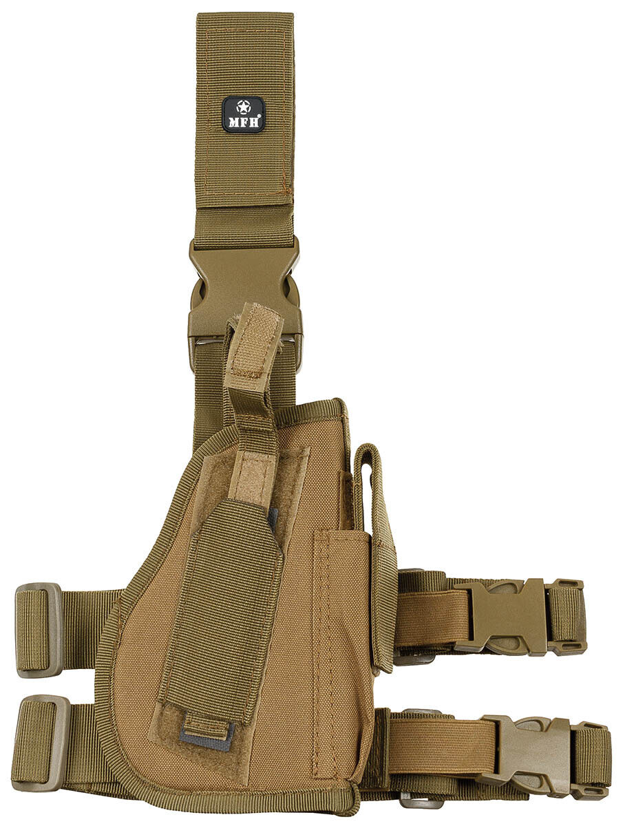 Leg Holster Military Army Combat Right-Handed Coyote Tan