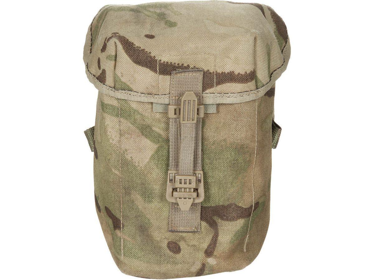 GB Original Military Army Water Canteen Pouch MTP Camo Used