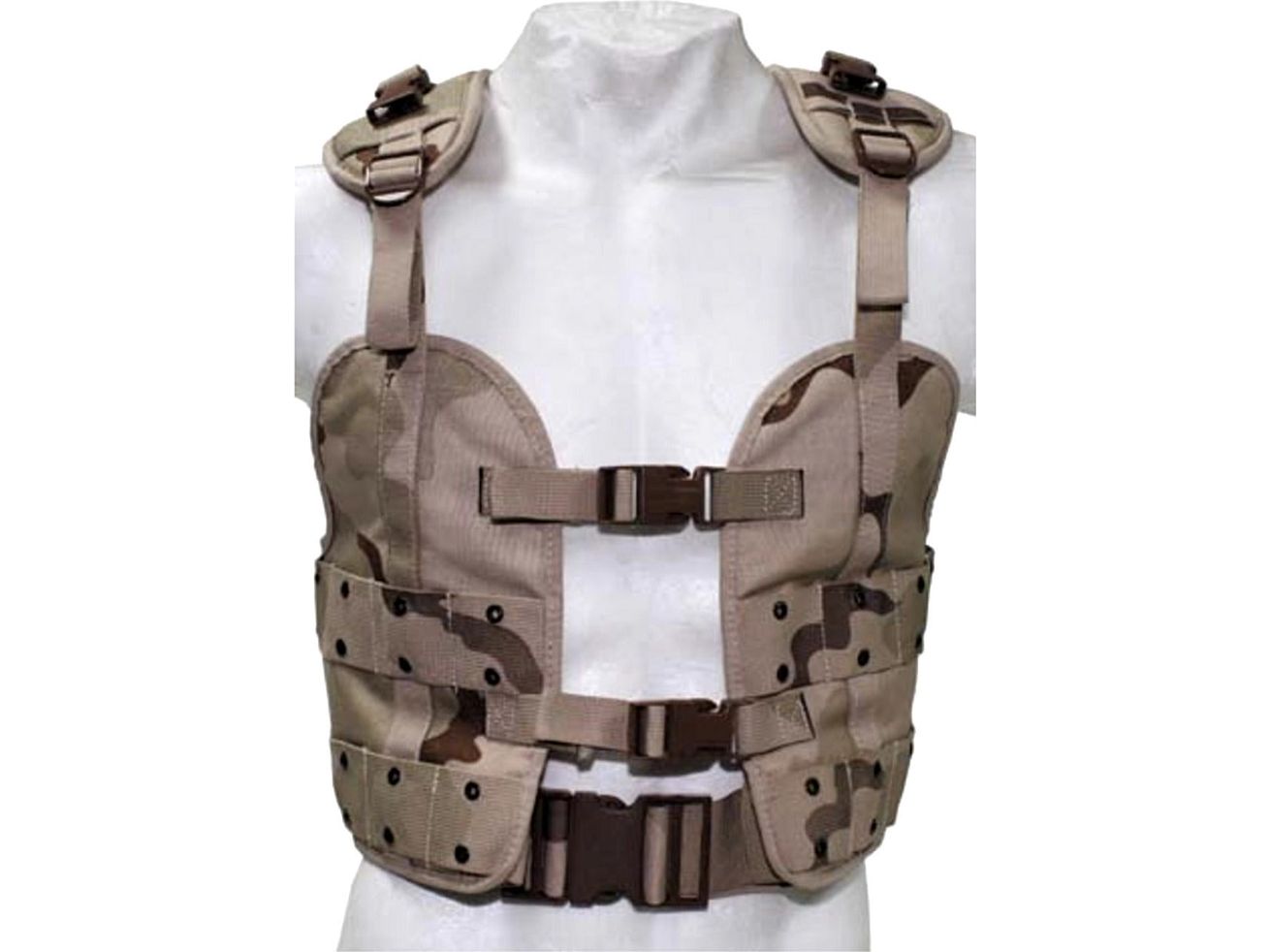 Original Dutch Army Military NL Vest Tactical Combat Camo Desert