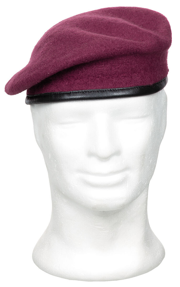 MFH Commando Beret Bordeaux Red