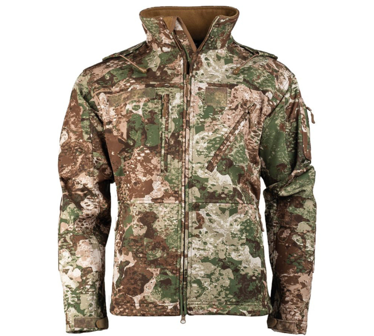 MIL-TEC Military Softshell Jacket SCU 14 WASP Z2 Tactical Combat Army Camo