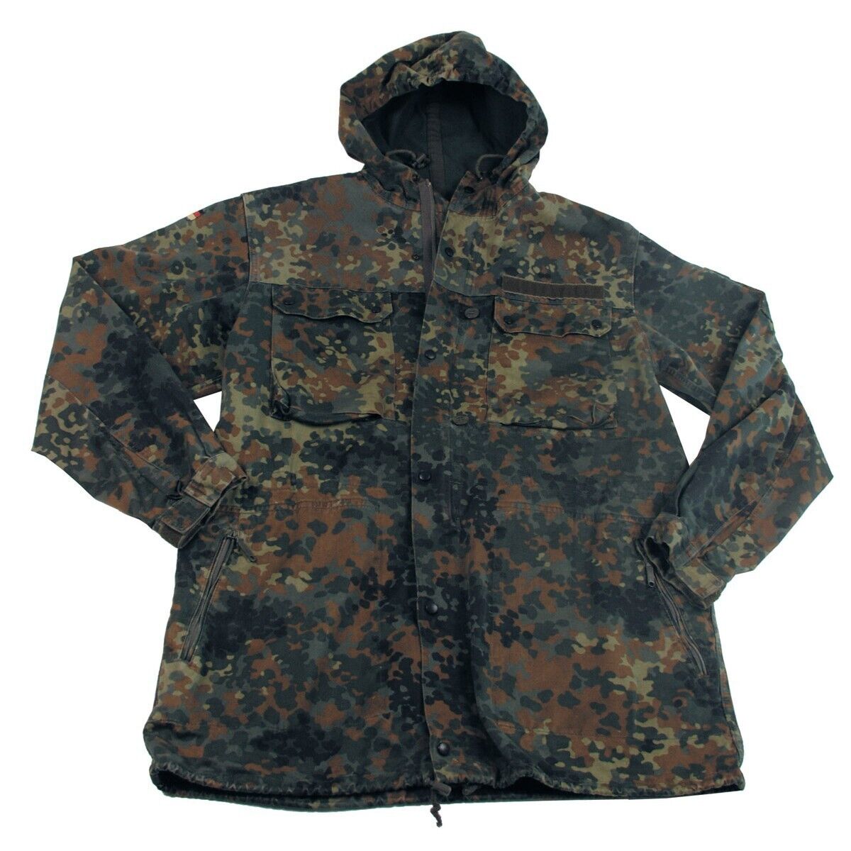 Bundeswehr Army Jacket BW Parka Flecktarn Camo Military Surplus Used No Lining