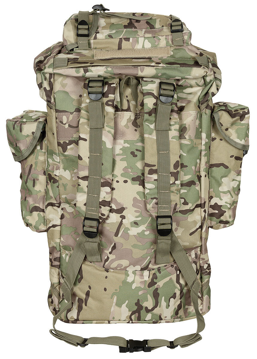 German Army 65L Combat OP-Camo Backpack Bundewehr MFH Tactical Airsoft