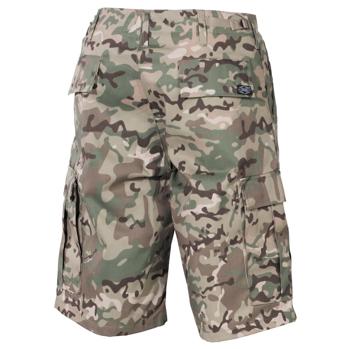 Shorts Bermuda Shorts Men's Military Army BDU Black Leg Pockets Operation Camo