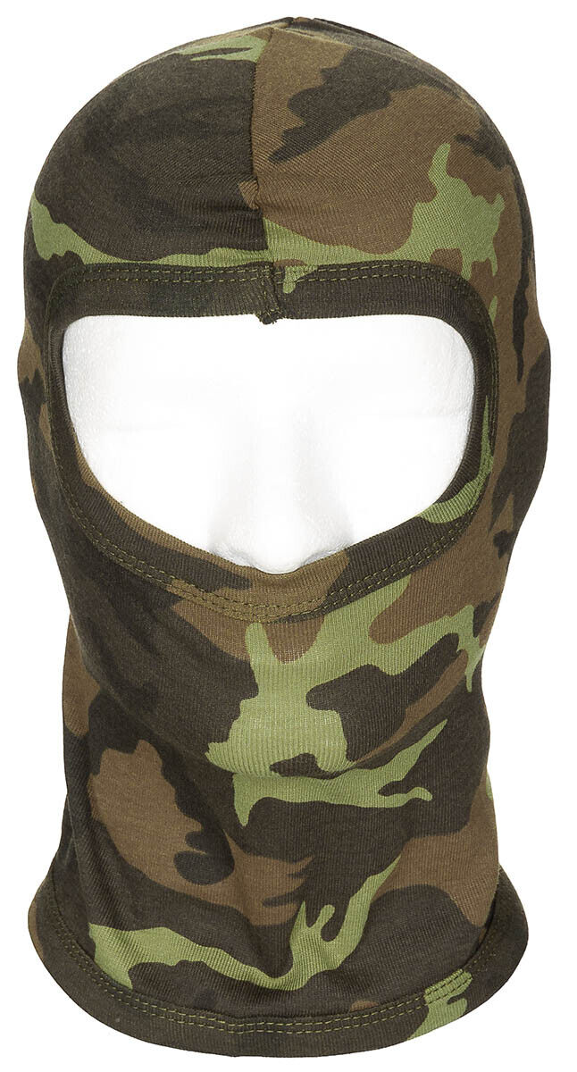 Face Mask Ski Winter Hat 1 One Hole Balaclava Hood Beanie Slit Thin M 95 CZ camo