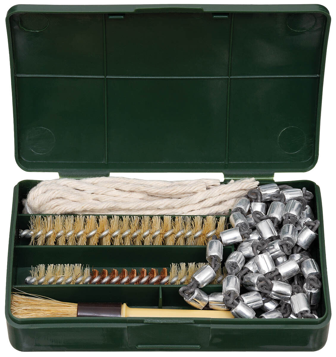 Weapon Cleaning Kit Plastic Box OD Green For Caliber 7.62x51mm