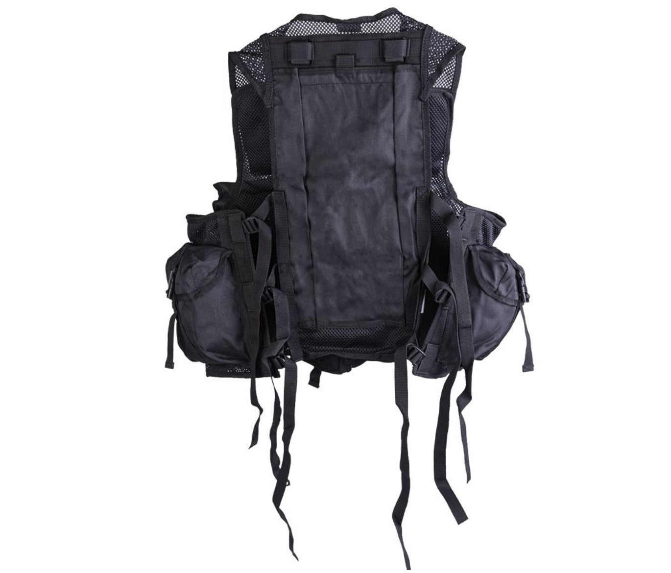 Mil-Tec Vest Tactical 9 Pockets Black