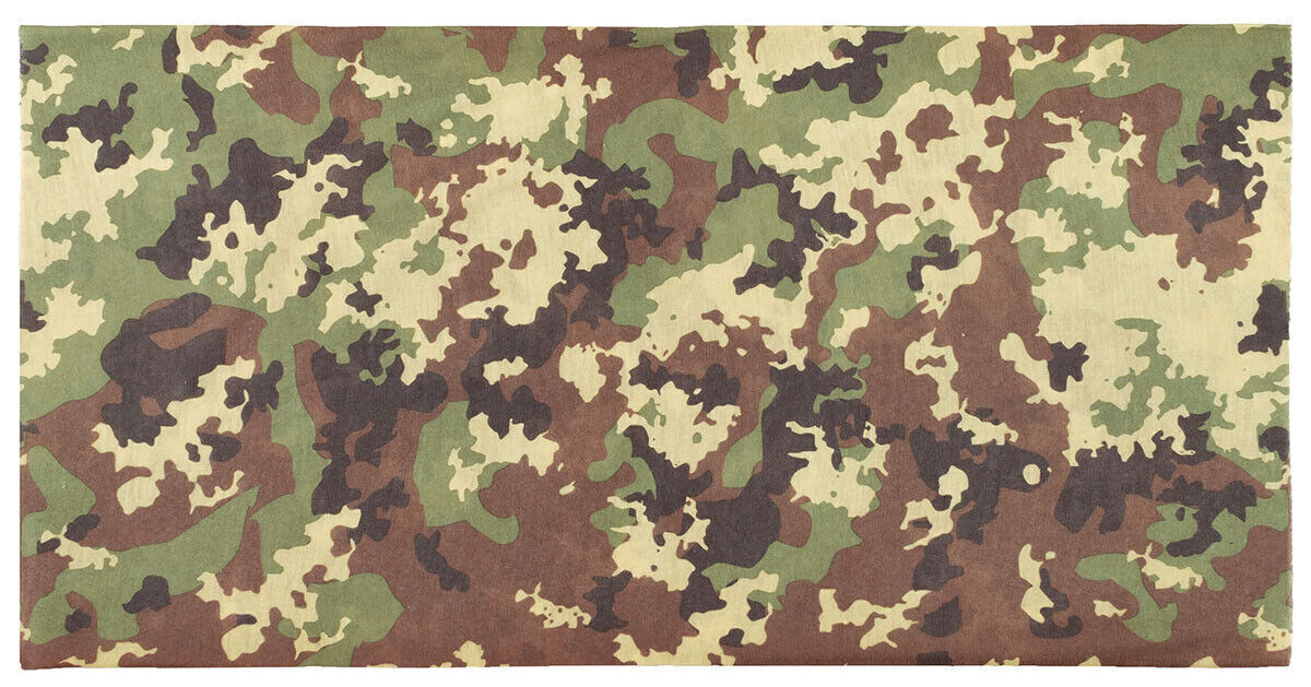 Army Fleece Neck Gaiter One-Size-Fits-All 100% Polyester Vegetato Camo