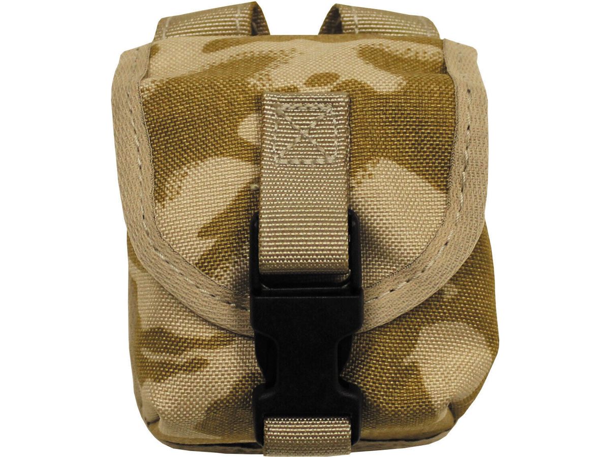 GB Original Military Army Pouch AP Grenade MOLLE DPM Desert New