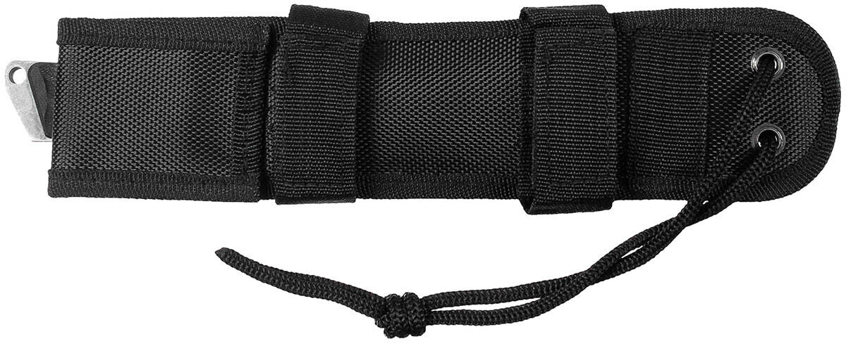 Military Outdoor Hunting Camping Knife Fighter Black G10 Handle Sheath