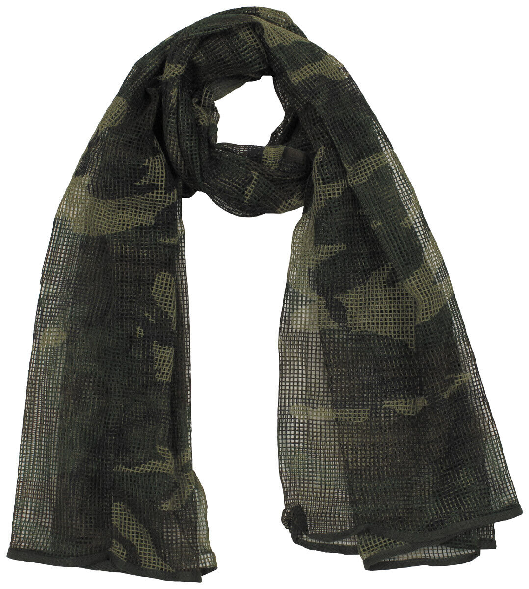 Sniper Scarf Multifunctional Fine Mesh Camouflage Face Woodland 190x90cm