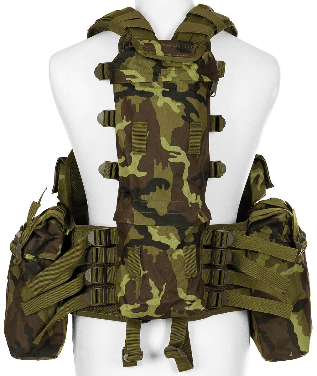 MFH Tactical Vest Various Pockets M95 Czech Camo M95